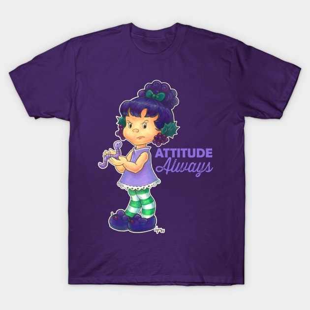 Raisin Cane Fanart - Attitude Always WO T-Shirt by Caroline McKay Illustration